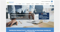 Desktop Screenshot of paperlessproductivity.com